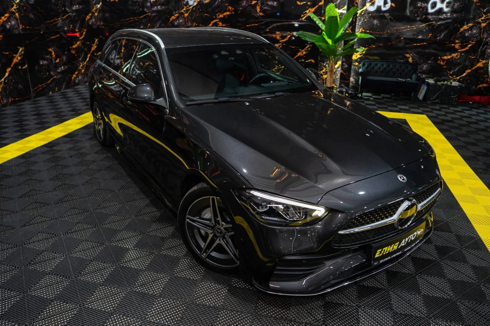 Mercedes-Benz C 220 D FULL AMG LINE LED DIGITAL 360 ЛИЗИНГ 100%, снимка 2 - Автомобили и джипове - 54029450