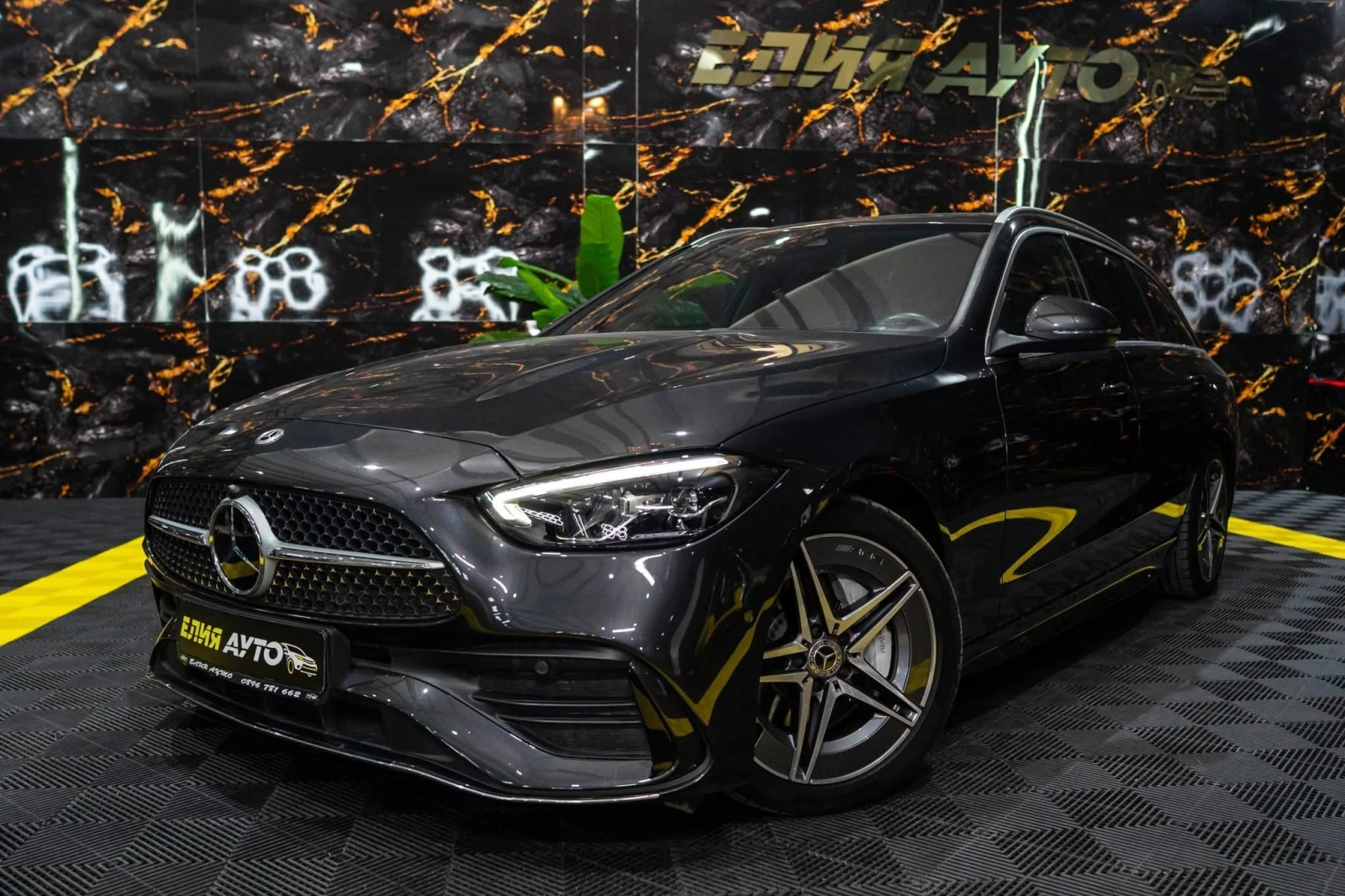 Mercedes-Benz C 220 D FULL AMG LINE LED DIGITAL 360 ЛИЗИНГ 100%, снимка 4 - Автомобили и джипове - 54029450