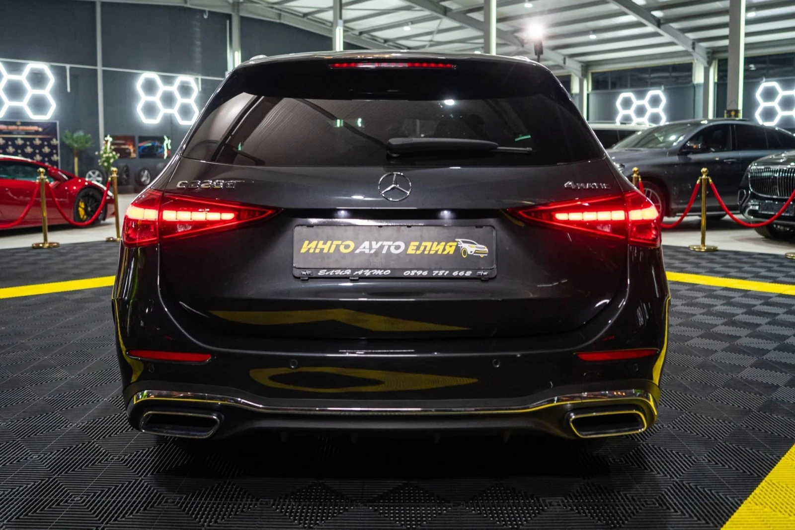 Mercedes-Benz C 220 D FULL AMG LINE LED DIGITAL 360 ЛИЗИНГ 100%, снимка 8 - Автомобили и джипове - 54029450