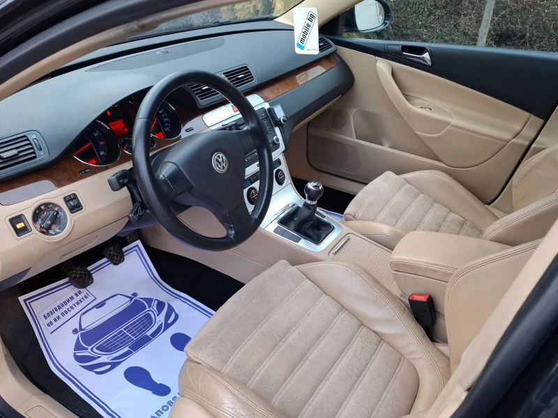 VW Passat 1.6FSI* (116кс)* KOЖА* КЛИМАТРОНИК* НОВ ВНОС* , снимка 14 - Автомобили и джипове - 53047631