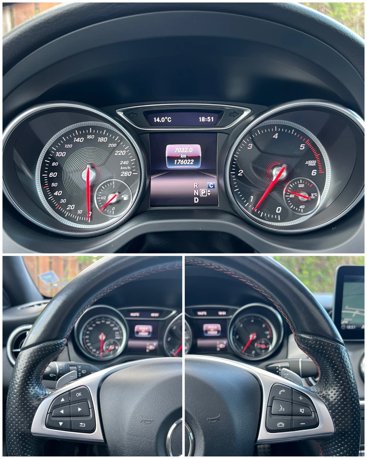 Mercedes-Benz CLA 220 CDI * AMG* 4 MATIC* PANO* DCT* САМОПАРКИРАНЕ , снимка 12 - Автомобили и джипове - 54544715
