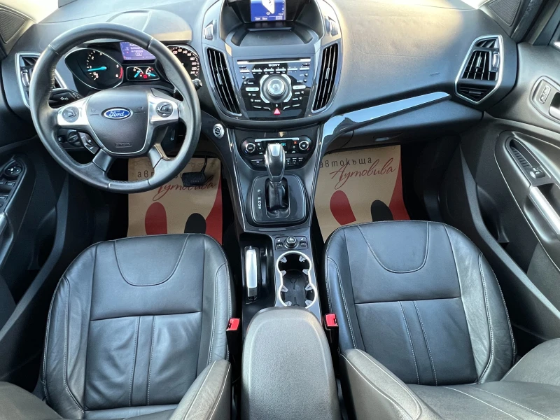 Ford Kuga 2.0TDCi AWD 163k.c./ПАНОРАМА/КОЖА/НАВИ/TITANIUM/, снимка 12 - Автомобили и джипове - 52723807