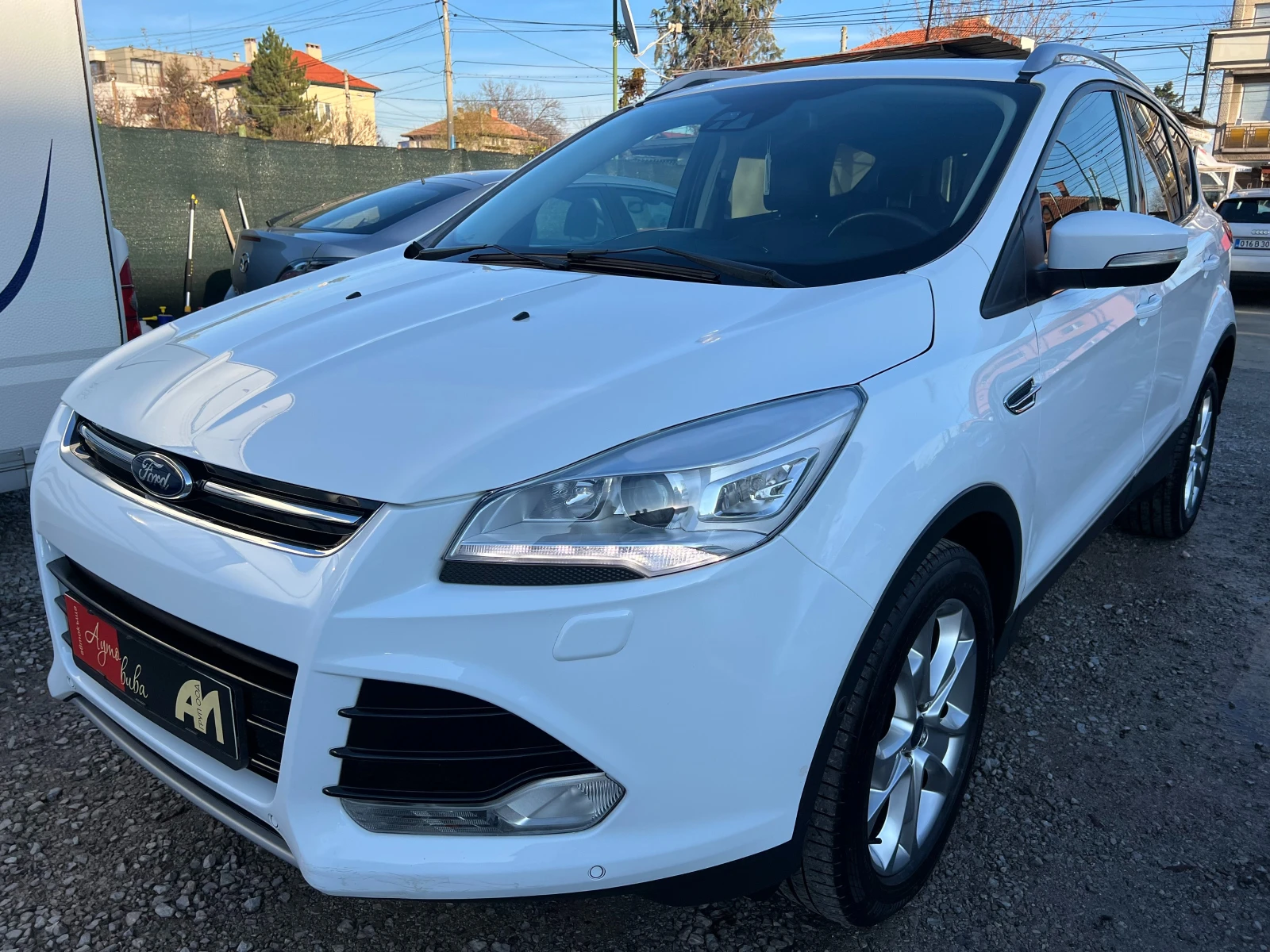 Ford Kuga 2.0TDCi AWD 163k.c./ПАНОРАМА/КОЖА/НАВИ/TITANIUM/, снимка 1