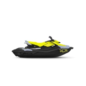 Джет Bombardier Sea Doo 2024 Spark 3up Trixx 90 Vapor Blue / Neon Yellow, снимка 2 - Воден транспорт - 48117210