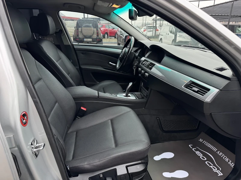BMW 520 D-FACELIFT-АВТОМАТИК-КОЖА-NAVI-XENON, снимка 17 - Автомобили и джипове - 53209746