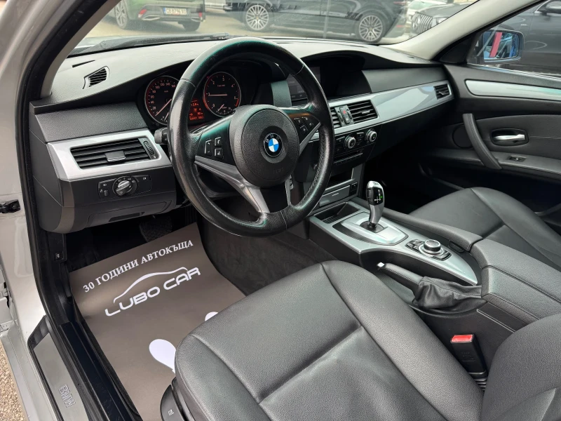 BMW 520 D-FACELIFT-АВТОМАТИК-КОЖА-NAVI-XENON, снимка 9 - Автомобили и джипове - 53209746