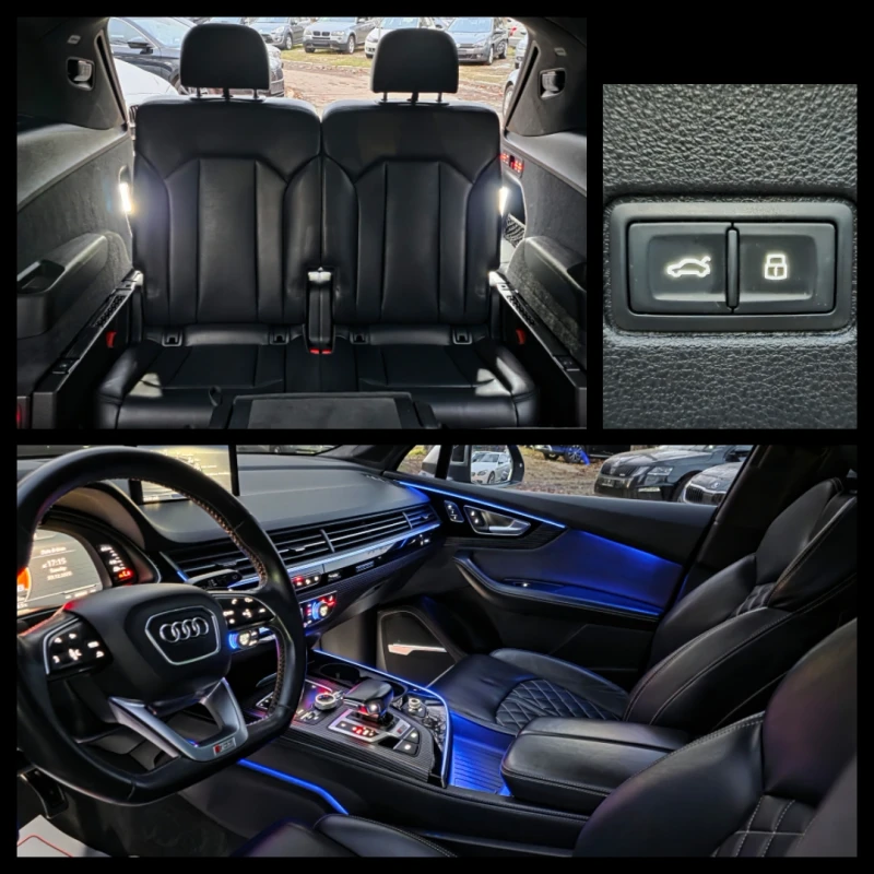 Audi SQ7 4.0 TDI* SOFT CLOSE* HUD* 7 МЕСТА* ПАНОРАМА* ШВЕЙЦ, снимка 14 - Автомобили и джипове - 52951410