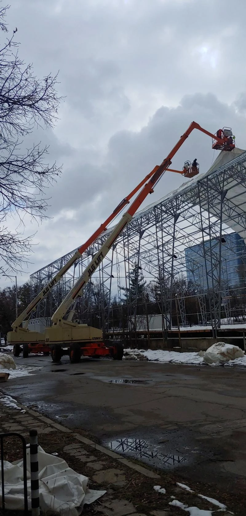 Автовишка Друга марка JLG 120 HX  4x4x4          39 метра, снимка 12 - Индустриална техника - 47420925