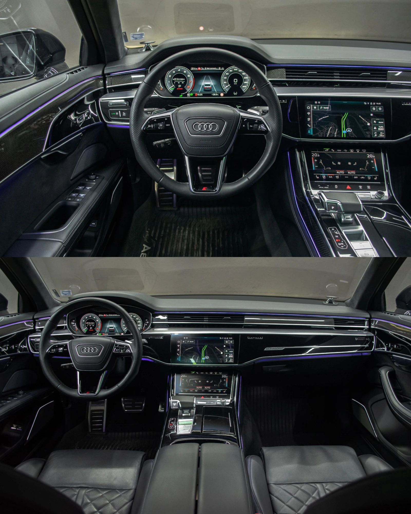 Audi A8 60TFSI/Plug-in Hybrid/S-Line/Гаранция, снимка 5 - Автомобили и джипове - 54930207