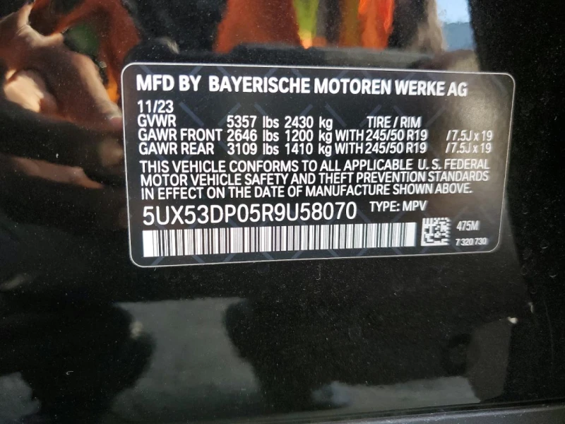 BMW X3 XDRIVE30I , снимка 12 - Автомобили и джипове - 48069421