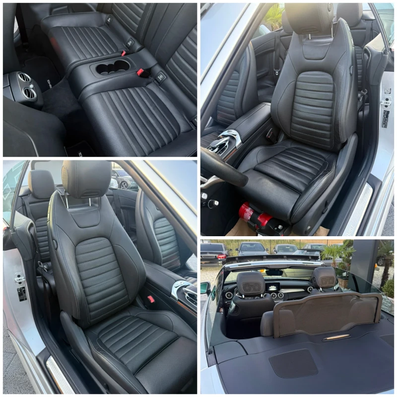 Mercedes-Benz C 220 ///AMG-PACK///Кабрио нов внос от Белгия, снимка 13 - Автомобили и джипове - 52737887