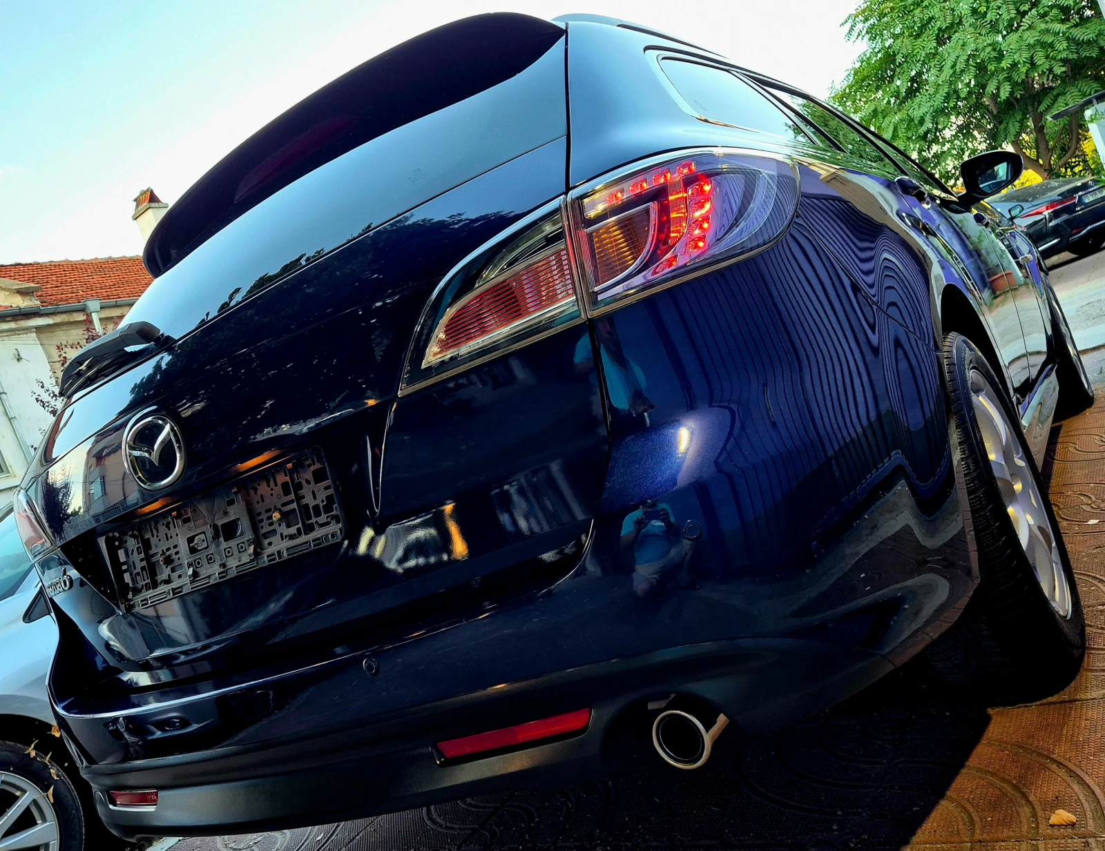 Mazda 6 2.2d-EXCLUSIVE-6speed-кожа-veriga-japan , снимка 8 - Автомобили и джипове - 55418110