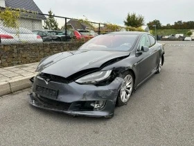 Tesla Model S Европейска!Ударена 1