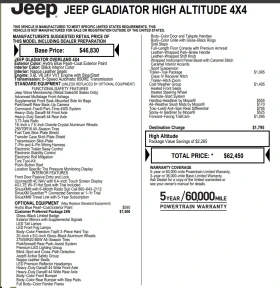 Jeep Gladiator High Altitude V6 4x4* BlindSpot* Nappa* Без ръжда, снимка 17