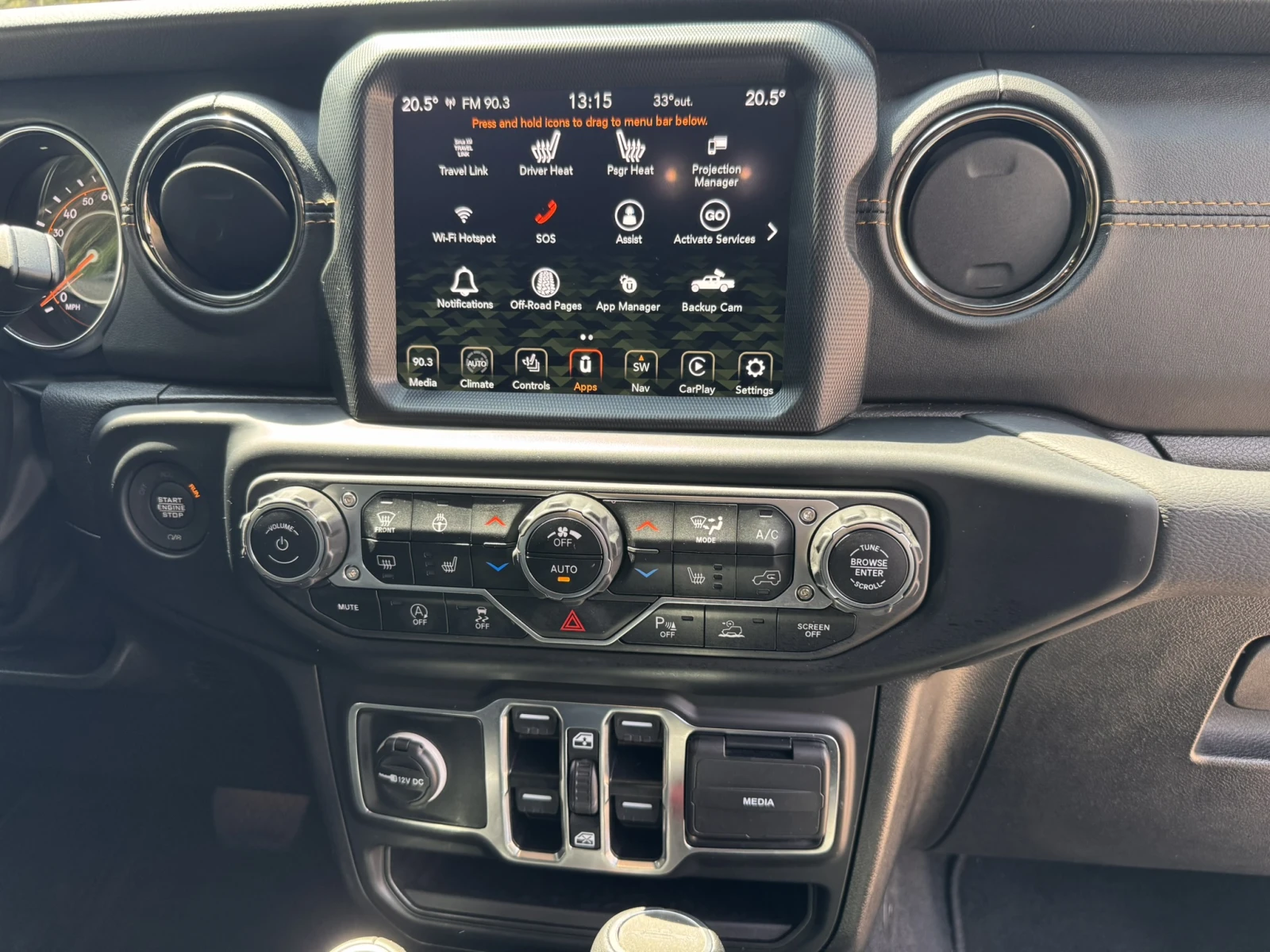Jeep Gladiator High Altitude V6 4x4* BlindSpot* Nappa* Без ръжда, снимка 13 - Автомобили и джипове - 55559032