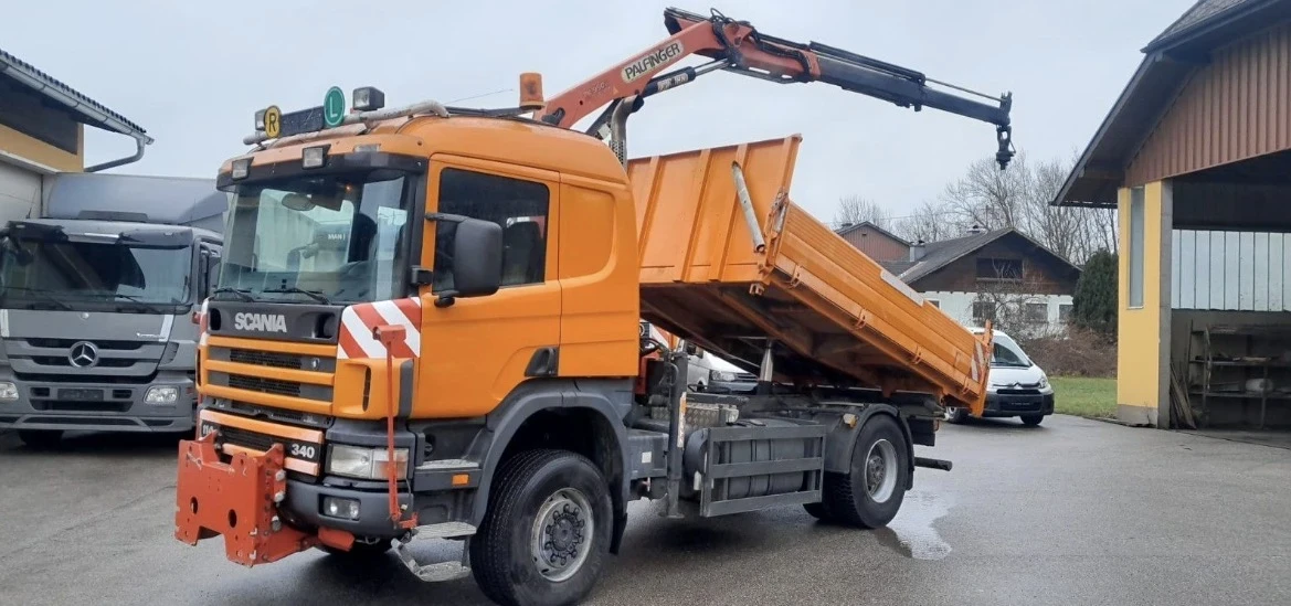 Scania P P 114 4x4 с кран - изображение 2