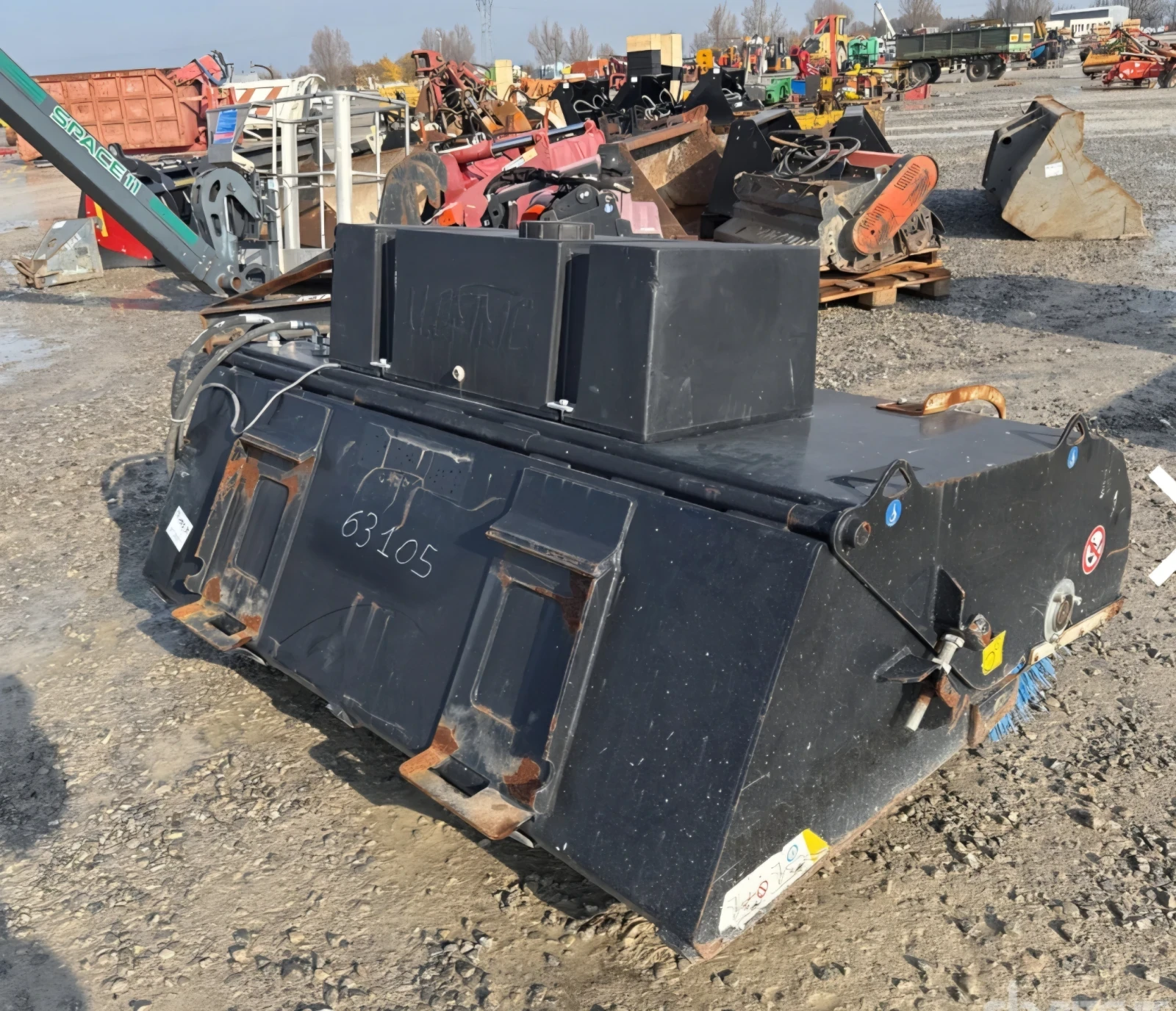 Асфалтополагаща машина Друга марка 2бр. четка за метене за бобкат  - изображение 3