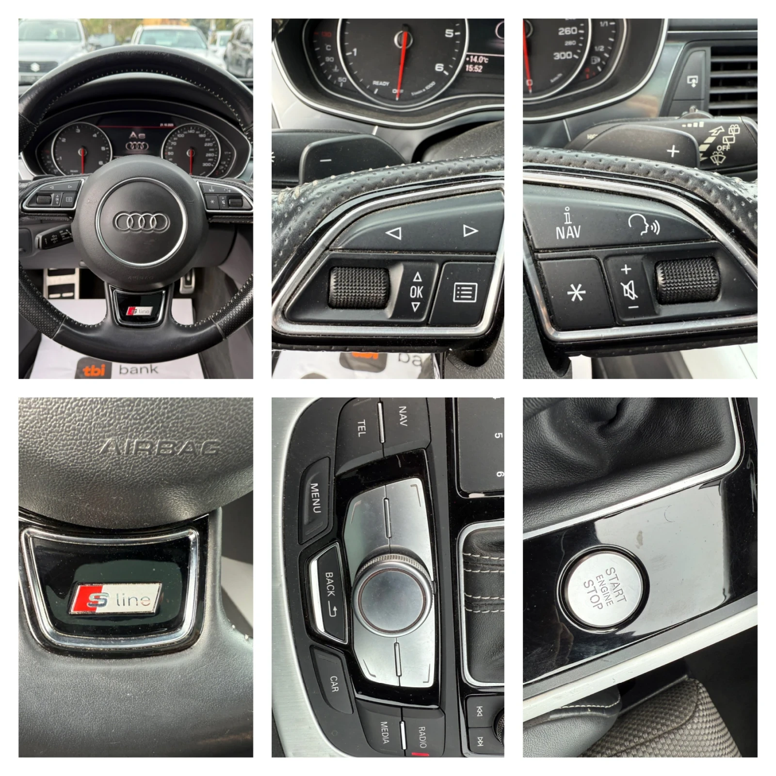 Audi A6 Face 3.0 BiTDI (320hp) Quattro/8ZF/Matrix/S-line | Mobile.bg — изображение 15