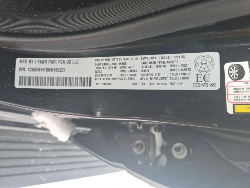 Dodge RAM 1500 * LIMITED CREW CAB* CARFAX , снимка 7 - Автомобили и джипове - 53239162