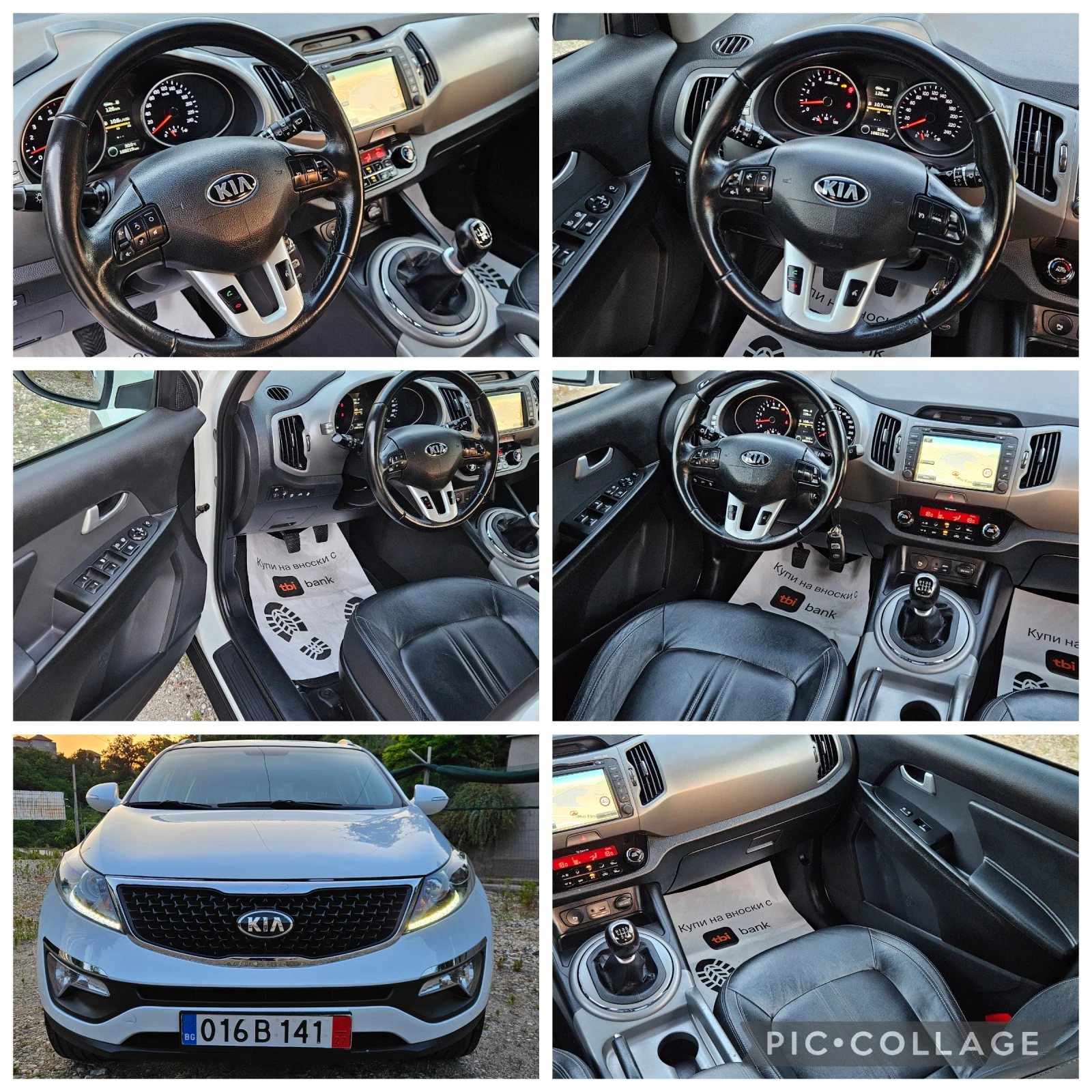Kia Sportage 1, 7CRDi-116kс* 2015г* LED* НАВИ* КОЖА* FULL* КАТО