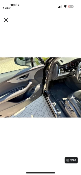 Audi Q7 55TFSI e, plug in Hybrid 40kм на mok, от Германия., снимка 14