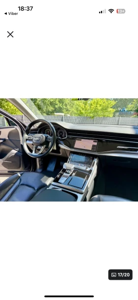 Audi Q7 55TFSI e, plug in Hybrid 40kм на mok, от Германия., снимка 8
