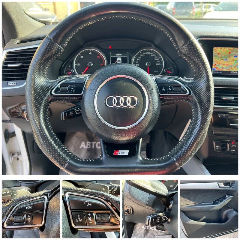 Audi Q5 3xSline EURO6B FACELIFT LED, снимка 17 - Автомобили и джипове - 46366683