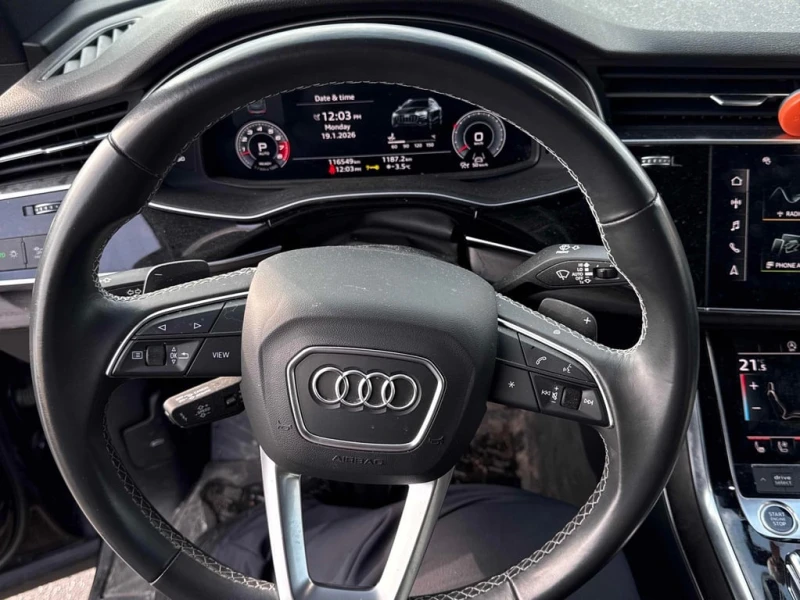 Audi Q8 * Progressiv * CARFAX * БЕЗ ПЪРВОНАЧАЛНА ВНОСКА, снимка 12 - Автомобили и джипове - 53157665