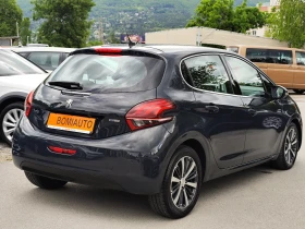 Peugeot 208 1.2i* ГАЗ* ALLURE* LED* EURO6B* , снимка 4