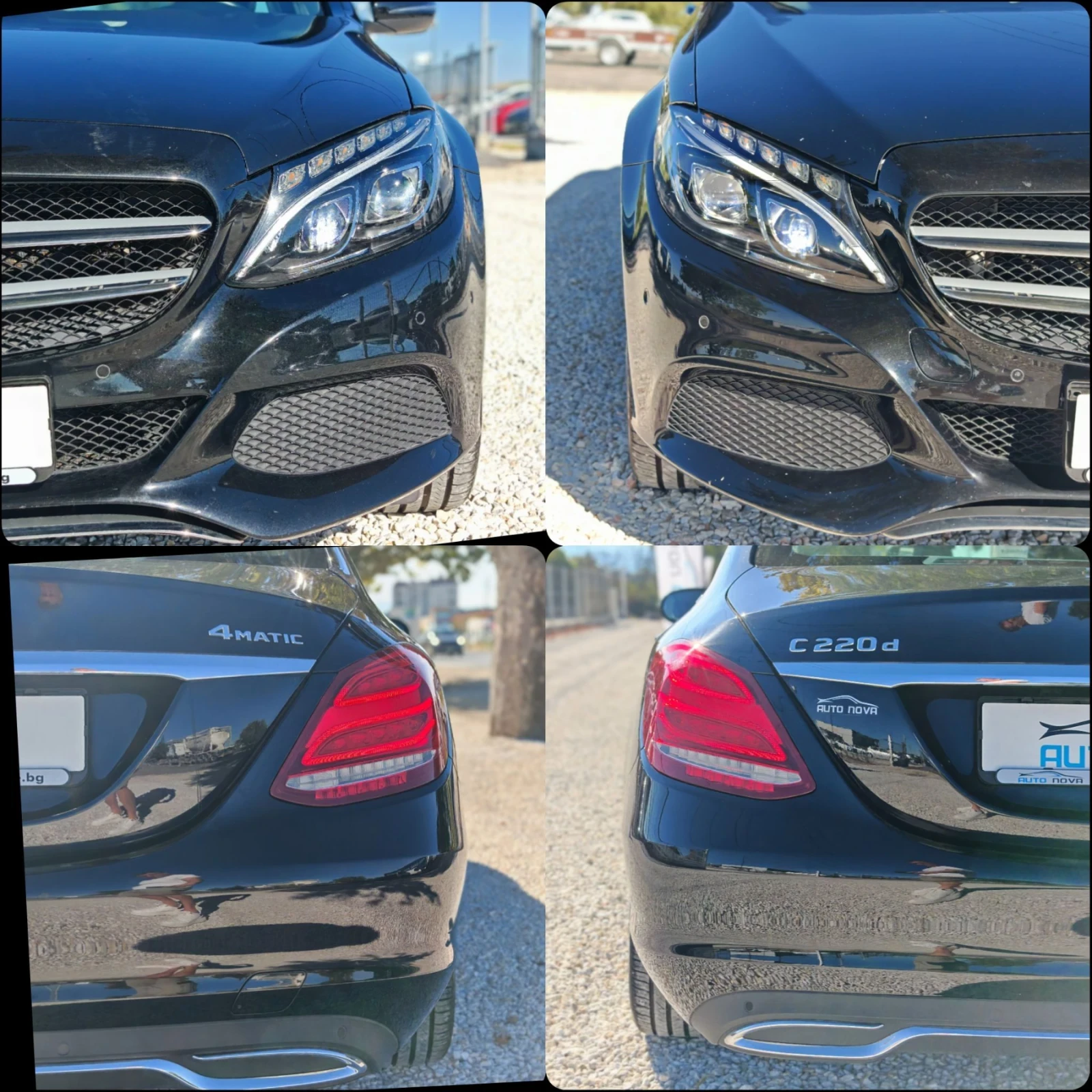 Mercedes-Benz C 220 2.2 170 К.С. ДИЗЕЛ!4MATIC!АВТОМАТ! , снимка 14 - Автомобили и джипове - 56133808
