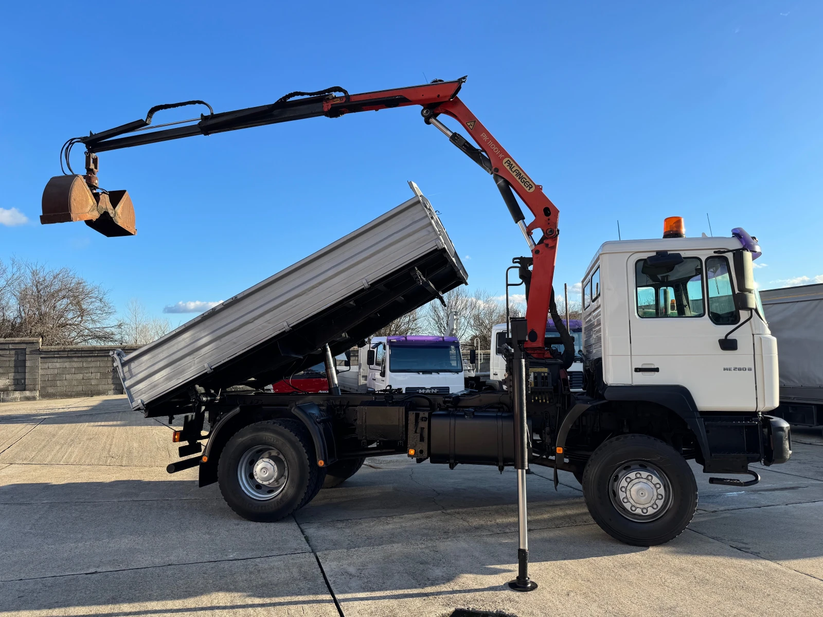 Man 18 18.280 , Palfinger 11001 , 4x4 - изображение 5