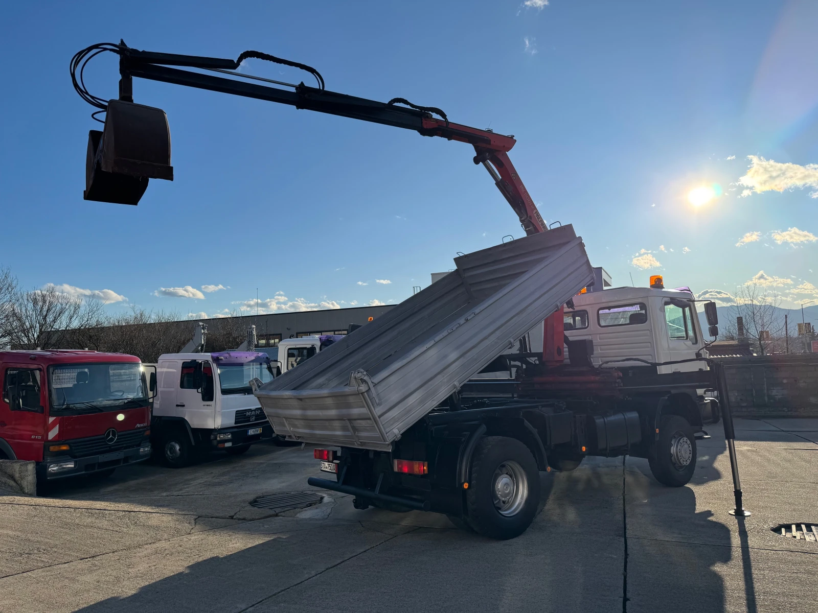 Man 18 18.280 , Palfinger 11001 , 4x4 - изображение 4