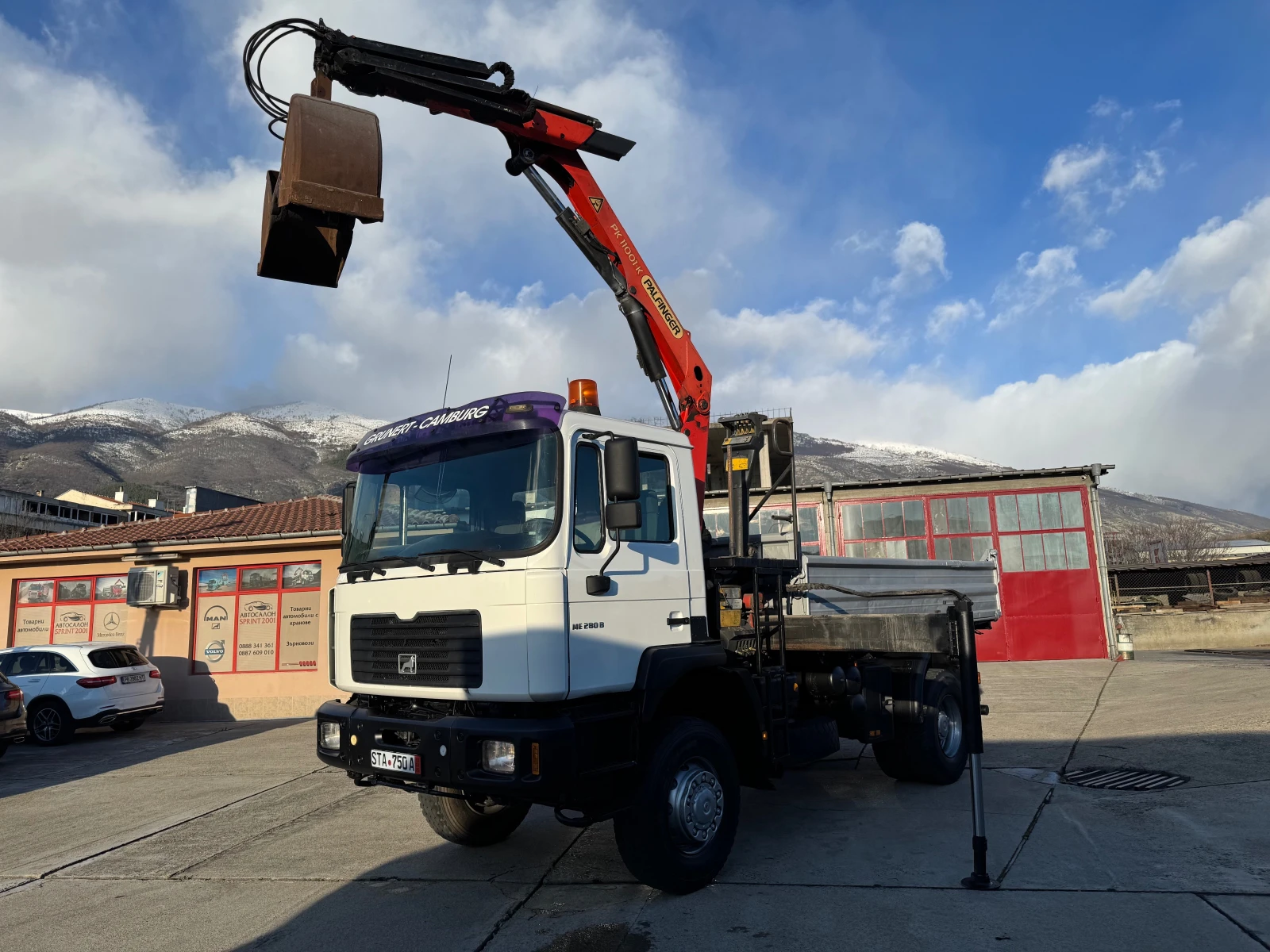 Man 18 18.280 , Palfinger 11001 , 4x4 | Mobile.bg � ����������� 11