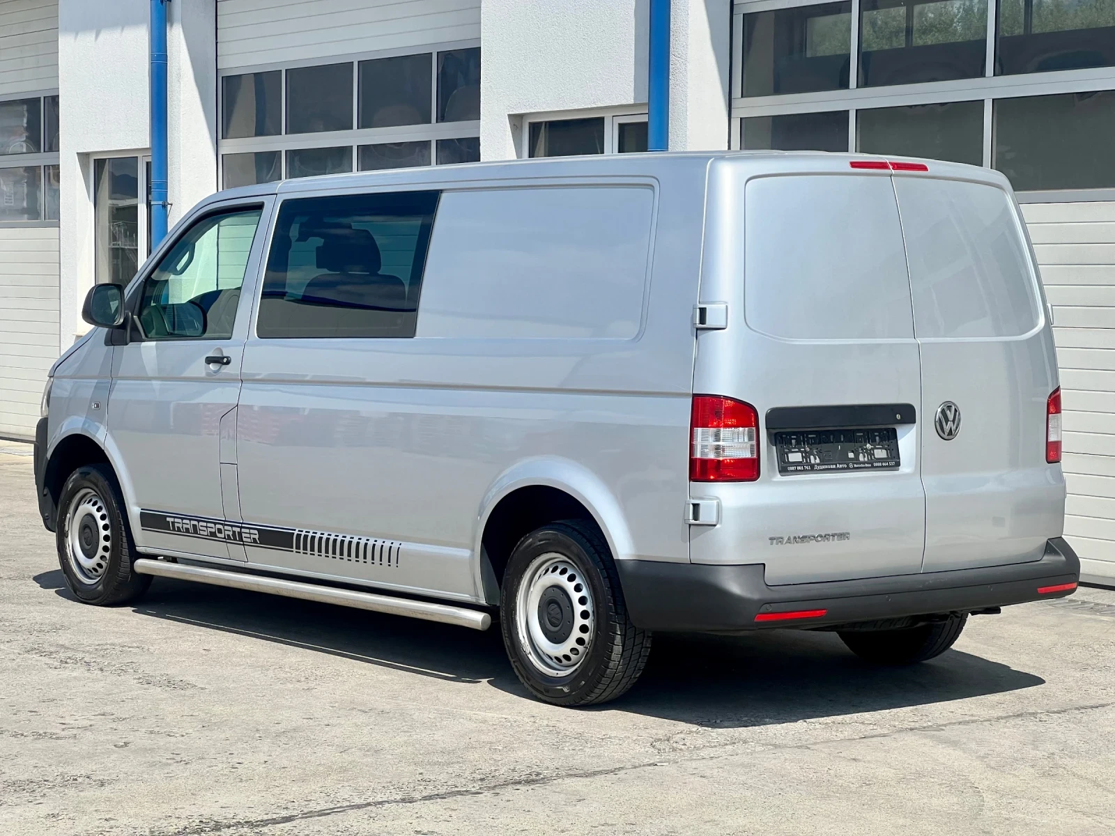 VW Transporter LONG /Товаропътнически / 6-места / Климатроник - изображение 5