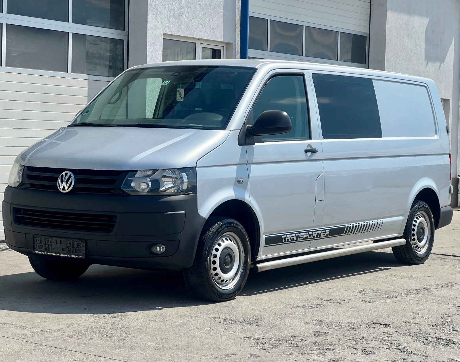 VW Transporter LONG /Товаропътнически / 6-места / Климатроник - изображение 3