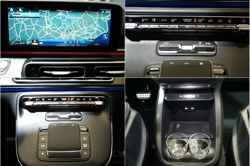 Mercedes-Benz V 300 d/AMG/4-MATIC/EXTRALONG/AIRMATIC/BURMES/360/NIGHT/, снимка 9 - Автомобили и джипове - 51189384