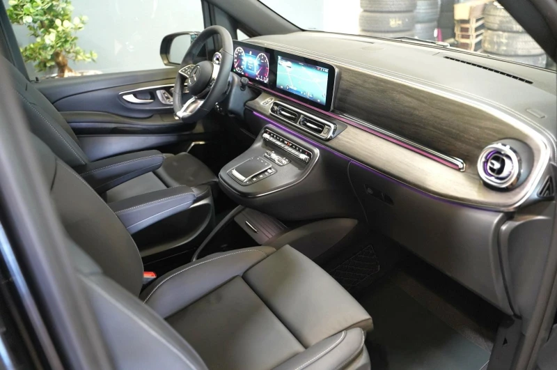 Mercedes-Benz V 300 d/AMG/4-MATIC/EXTRALONG/AIRMATIC/BURMES/360/NIGHT/, снимка 11 - Автомобили и джипове - 51189384
