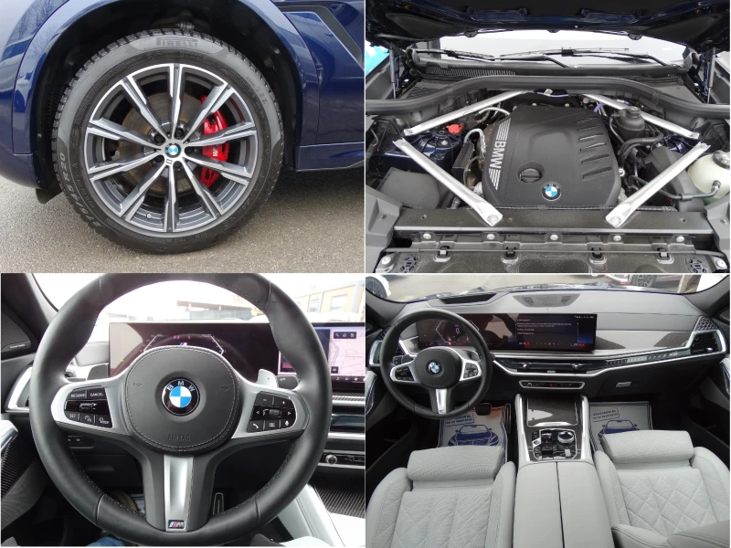 BMW X6 30d/xDrive/FACELIFT/M-SPORT/HEAD UP/360/H&K/SOFT, снимка 11 - Автомобили и джипове - 53202920