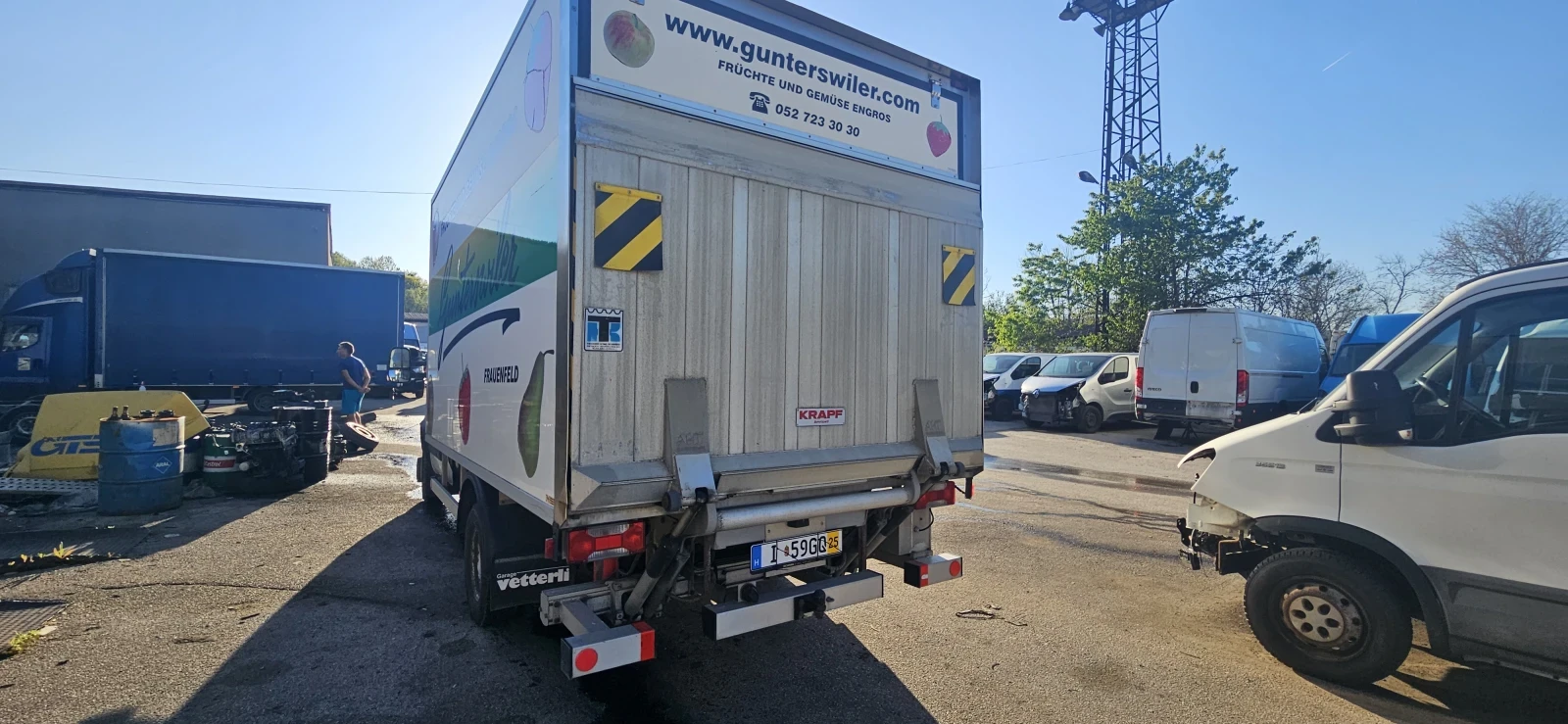 Iveco Daily 70C Хладилен фургон termo king 4, 30x2, 2 падащ борд  - изображение 3