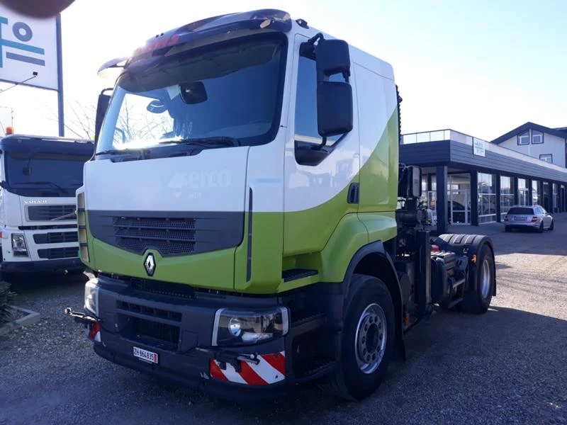 Renault Premium ВЛЕКАЧ+ КРАН-10, 1м, снимка 1 - Камиони - 35489905