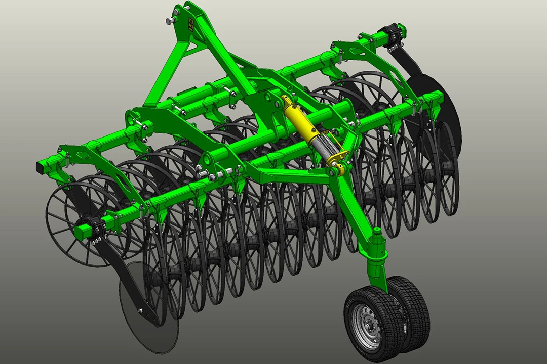 Брана VELES AGRO КОЛЕСНИЦА 3м. до 12м., снимка 1