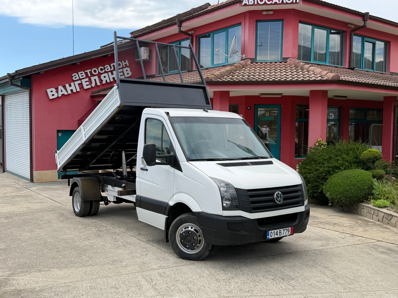 VW Crafter 2.0TDI* Климатик* Тристранен самосвал* 3.90м кош