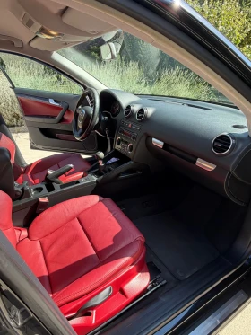 Audi A3 * ЧЕРВЕНА КОЖА* 2.0TDI* РЪЧКА* КЛИМА*  - 3499 € - 41485656 11