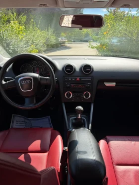 Audi A3 * ЧЕРВЕНА КОЖА* 2.0TDI* РЪЧКА* КЛИМА*  - 3499 € - 41485656 8