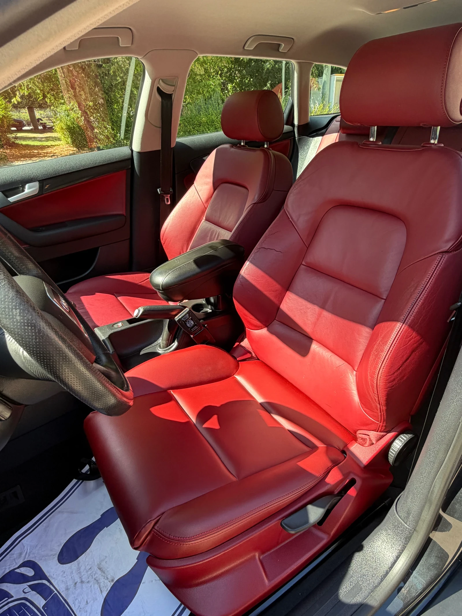 Audi A3 * ЧЕРВЕНА КОЖА* 2.0TDI* РЪЧКА* КЛИМА* , снимка 10 - Автомобили и джипове - 56255284