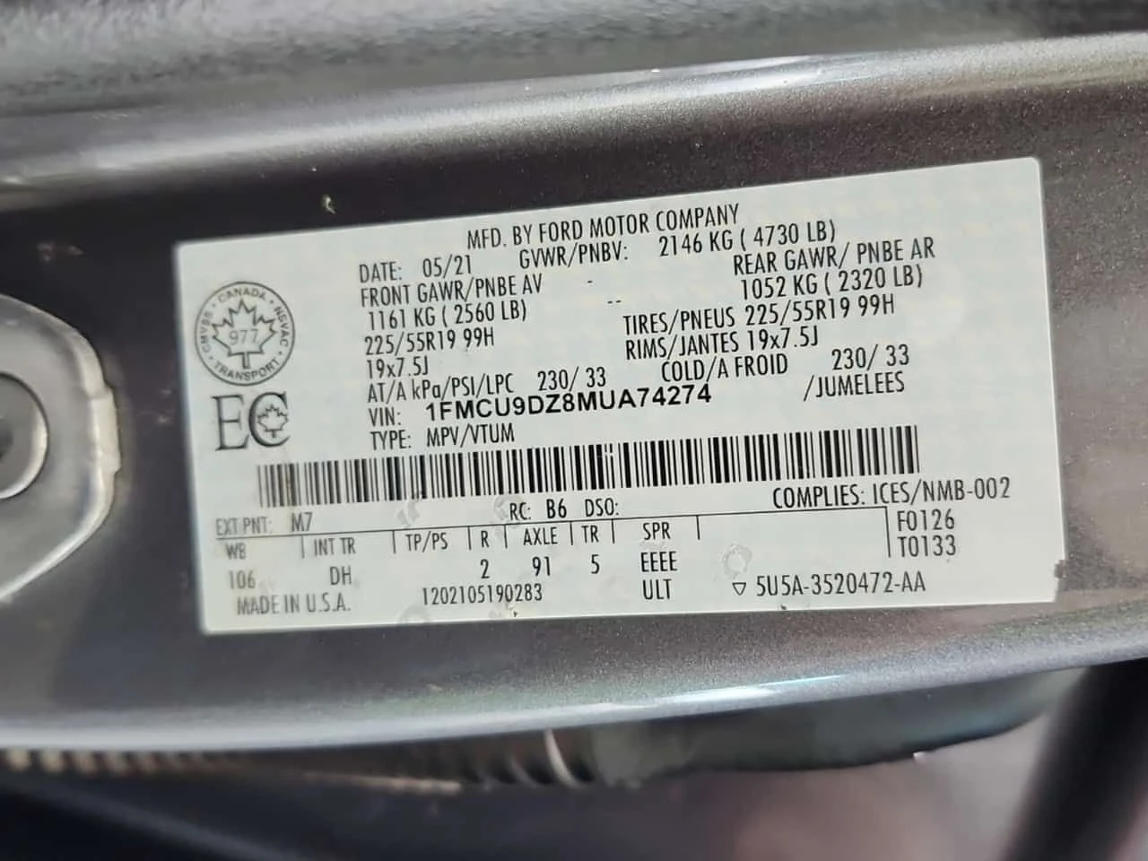 Ford Escape TITANIUM HYBRID| HUD| PANO| ПАМЕТ| 2 КЛЮЧА| , снимка 16 - Автомобили и джипове - 55324694