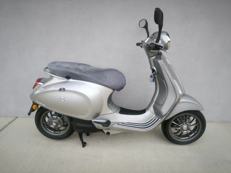 Vespa Primavera Elettrica, на 467 км.