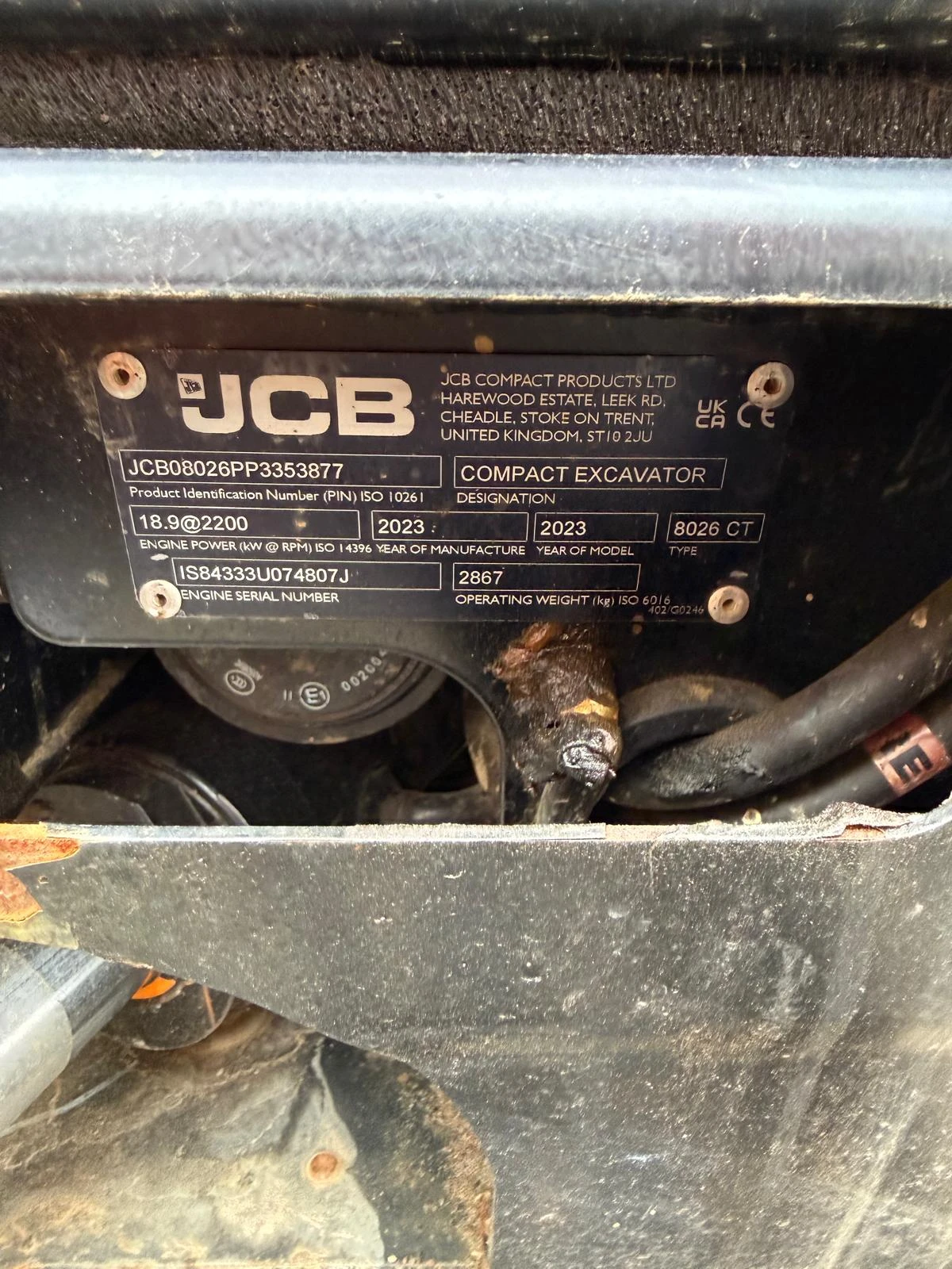 Багер JCB 8026 CTS лизинг с първоначална вноска 20%, снимка 5 - Индустриална техника - 54189661