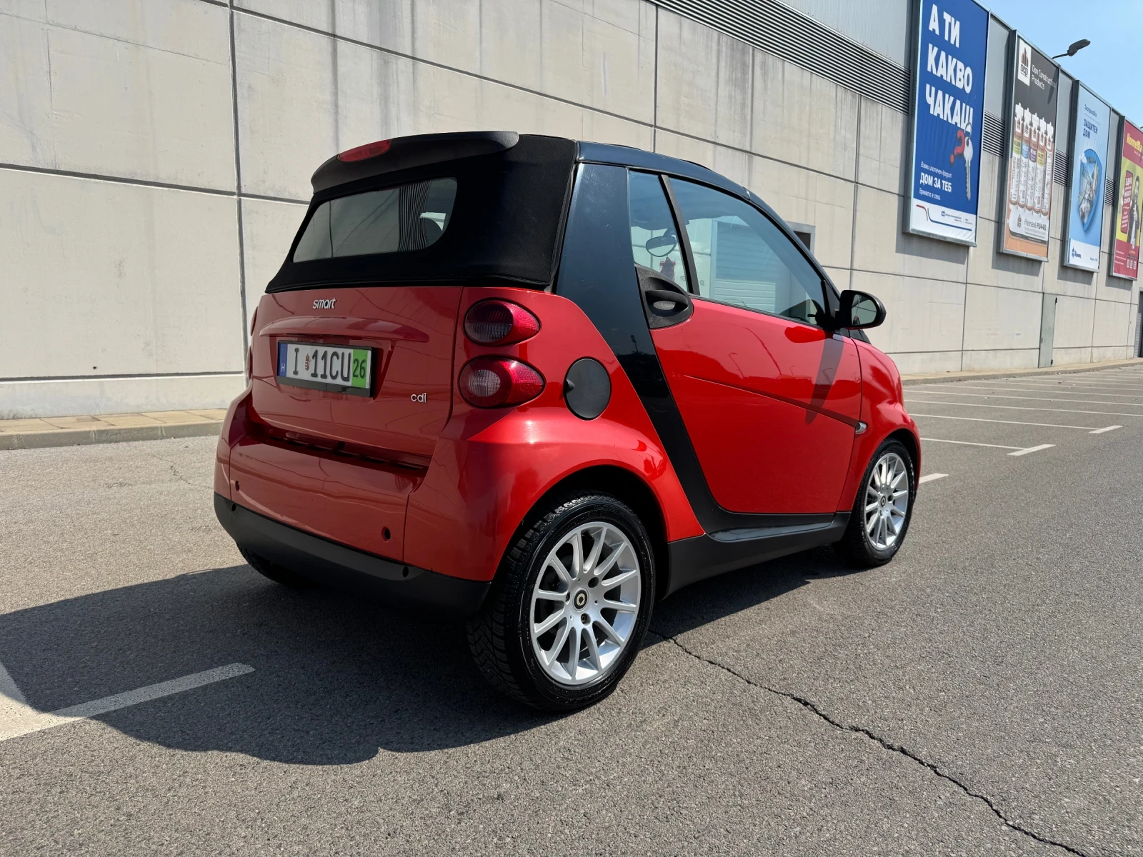Smart Fortwo Cabrio Автоматик 800cdi 92 000km, снимка 2 - Автомобили и джипове - 55611629