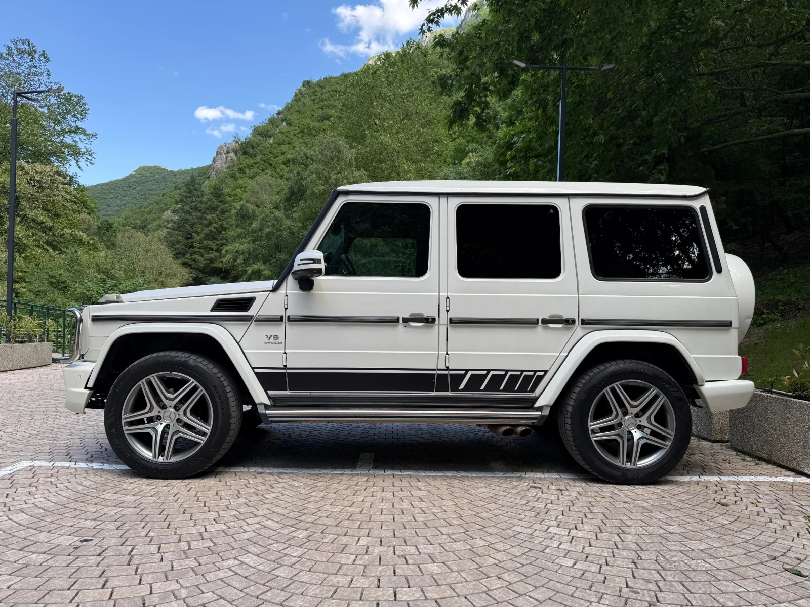 Mercedes-Benz G 500 AMG63 OPTIC* 388к.с* DESIGNO* ОБДУХВАНЕ, снимка 7 - Автомобили и джипове - 54715332